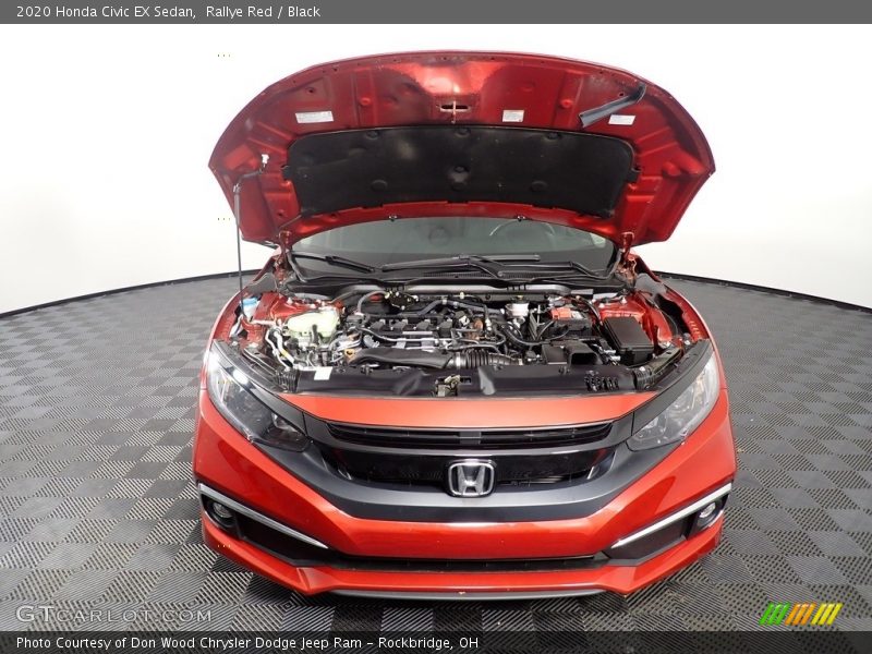 Rallye Red / Black 2020 Honda Civic EX Sedan