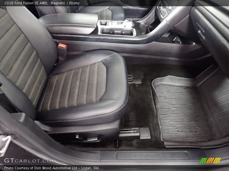 Front Seat of 2018 Fusion SE AWD