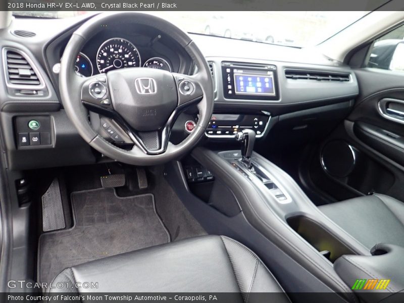 Black Interior - 2018 HR-V EX-L AWD 