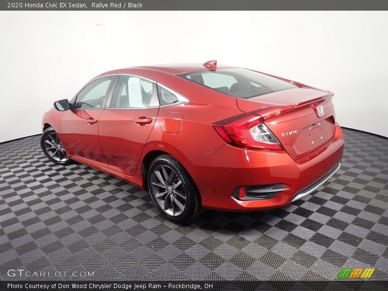 Rallye Red / Black 2020 Honda Civic EX Sedan