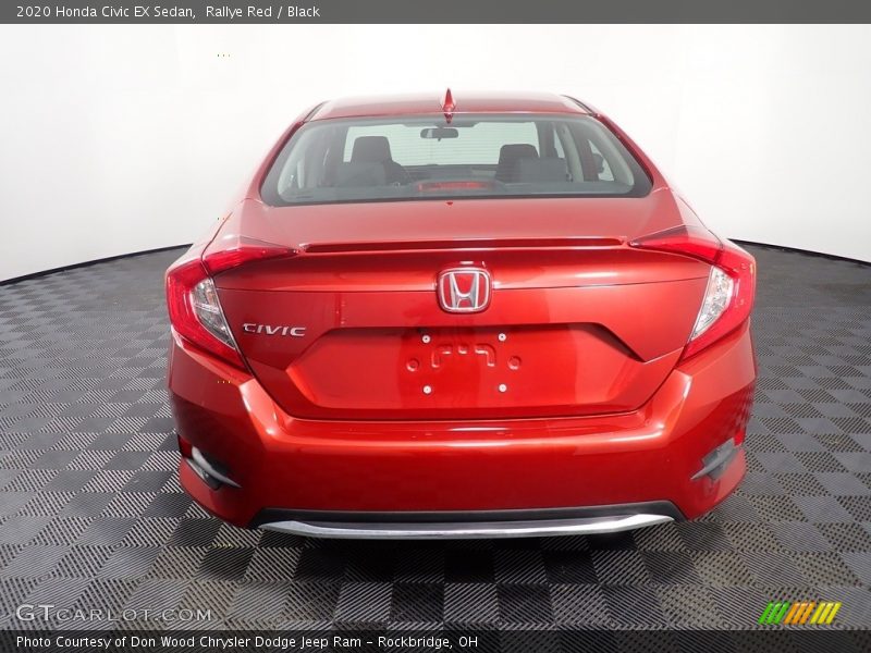 Rallye Red / Black 2020 Honda Civic EX Sedan