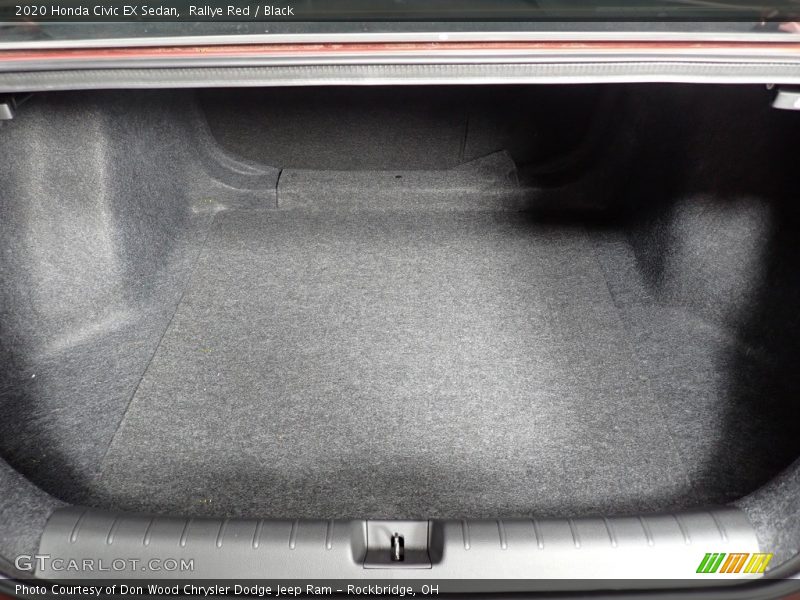 Rallye Red / Black 2020 Honda Civic EX Sedan
