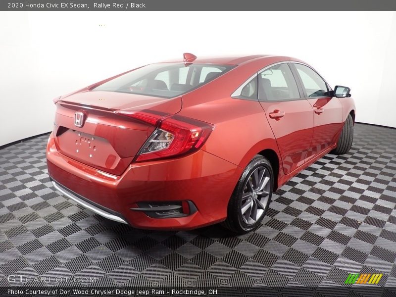 Rallye Red / Black 2020 Honda Civic EX Sedan