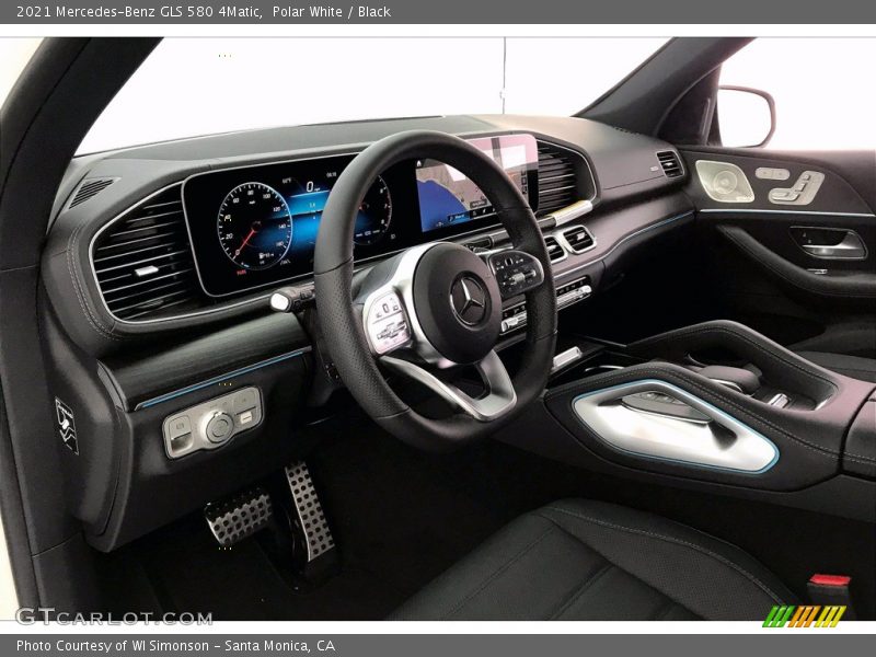 Polar White / Black 2021 Mercedes-Benz GLS 580 4Matic