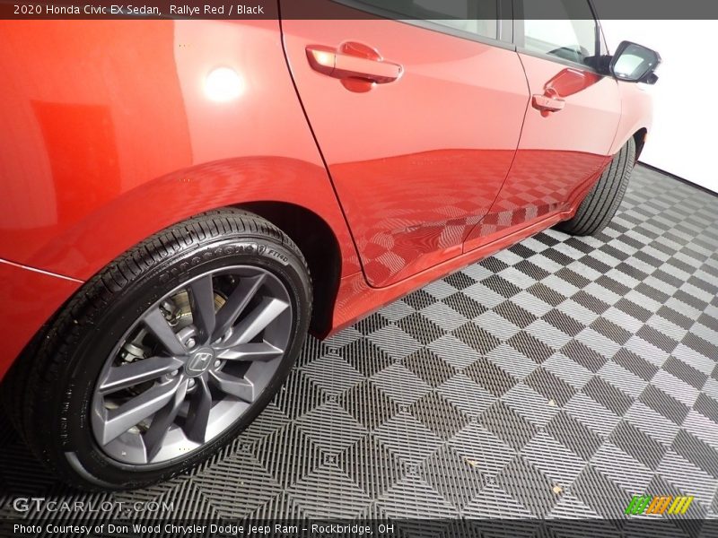 Rallye Red / Black 2020 Honda Civic EX Sedan