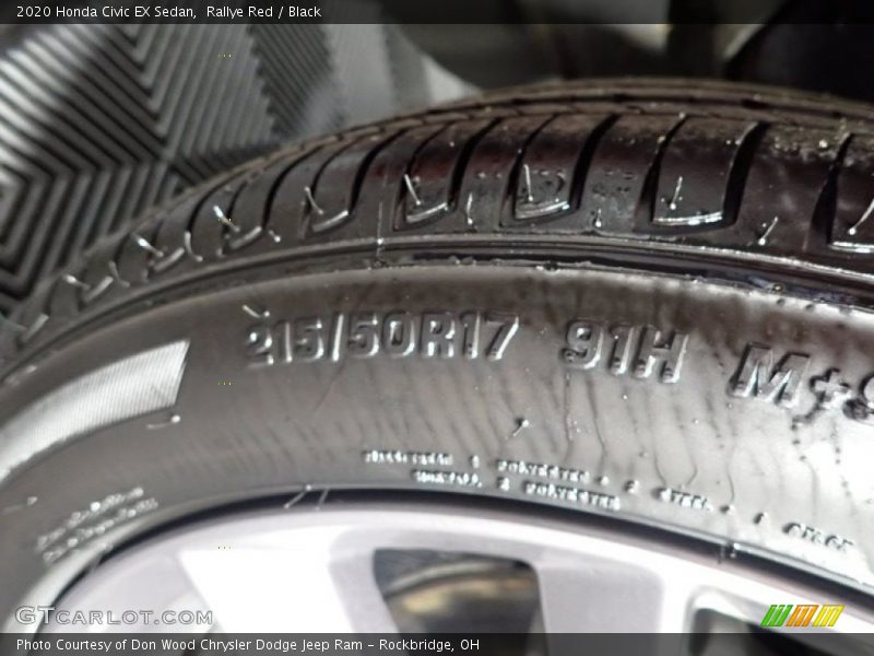 Rallye Red / Black 2020 Honda Civic EX Sedan