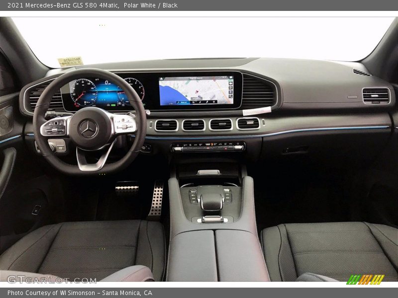 Polar White / Black 2021 Mercedes-Benz GLS 580 4Matic