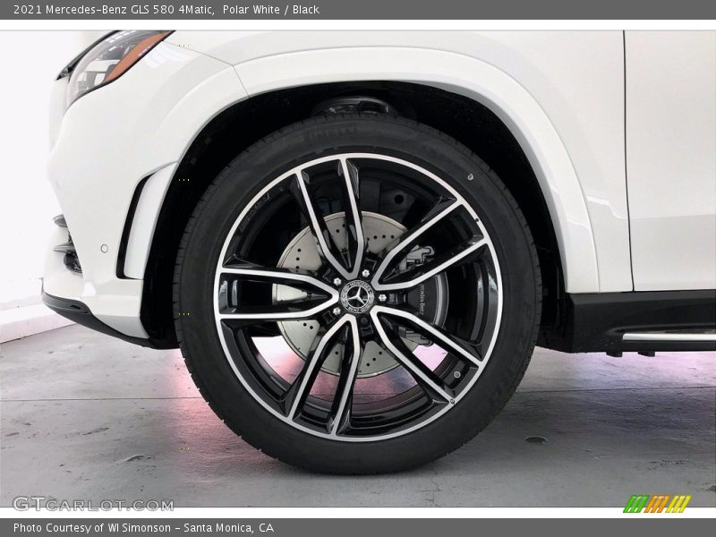 Polar White / Black 2021 Mercedes-Benz GLS 580 4Matic