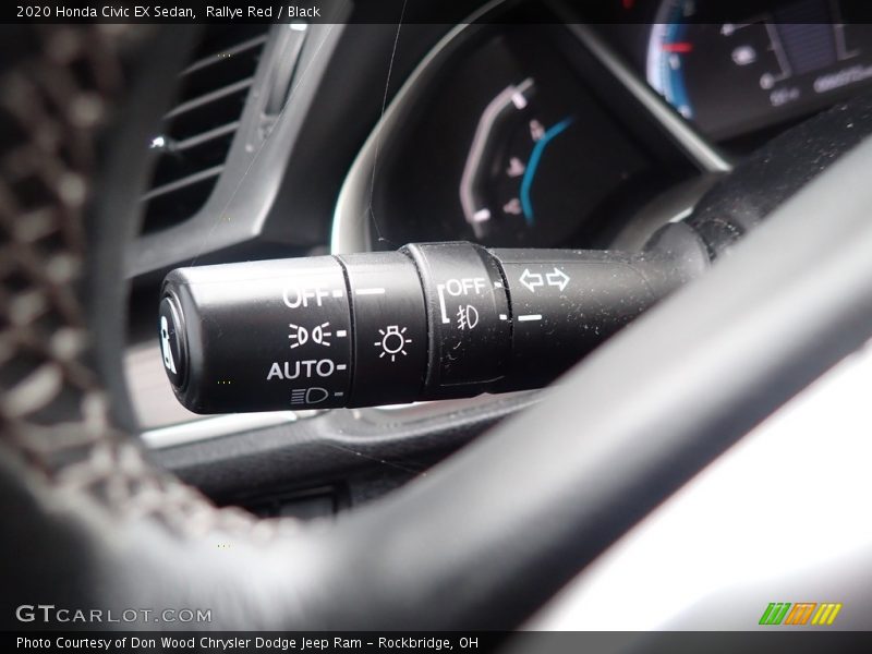 Rallye Red / Black 2020 Honda Civic EX Sedan