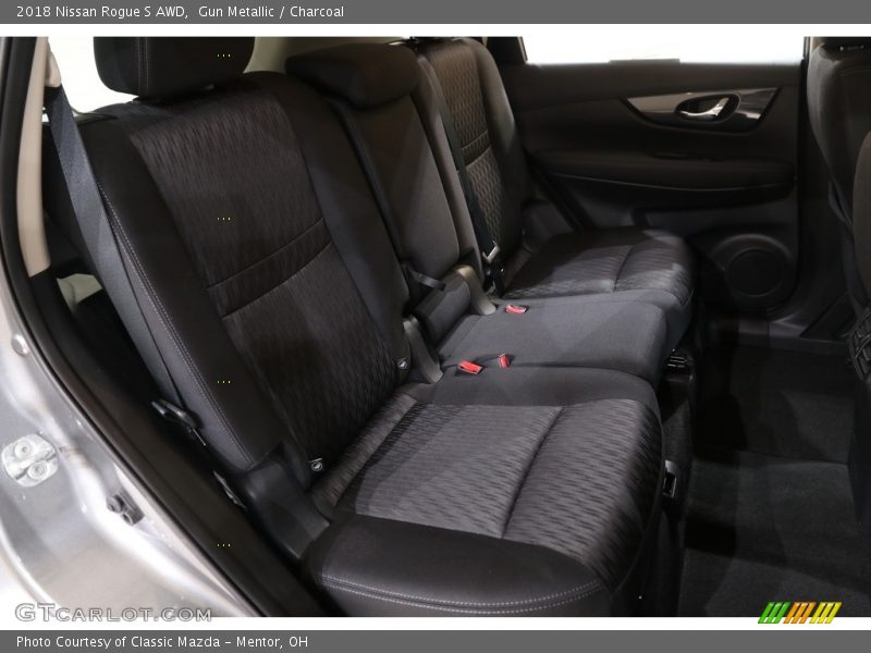 Gun Metallic / Charcoal 2018 Nissan Rogue S AWD