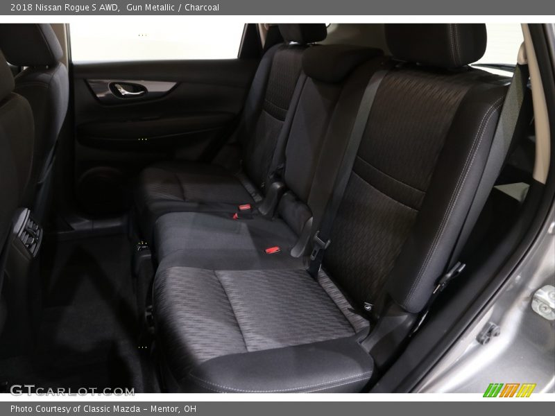Gun Metallic / Charcoal 2018 Nissan Rogue S AWD