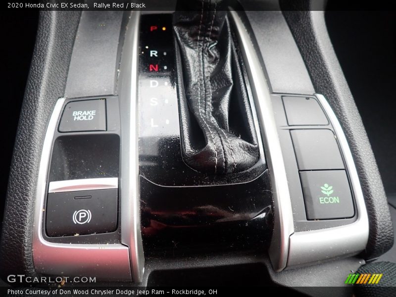 Rallye Red / Black 2020 Honda Civic EX Sedan