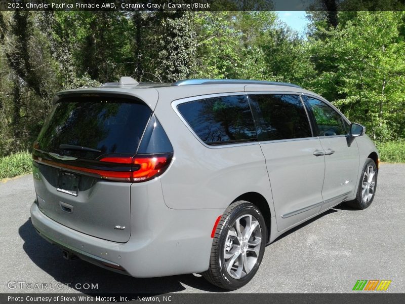 Ceramic Gray / Caramel/Black 2021 Chrysler Pacifica Pinnacle AWD