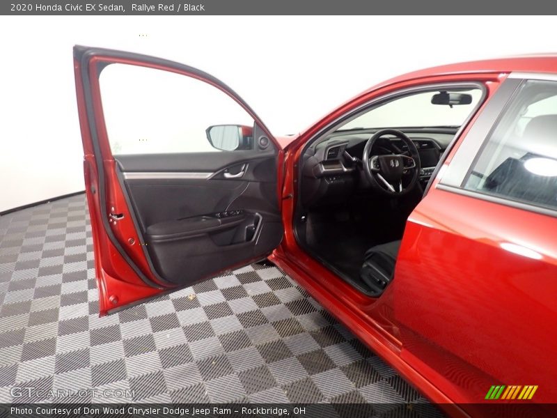 Rallye Red / Black 2020 Honda Civic EX Sedan