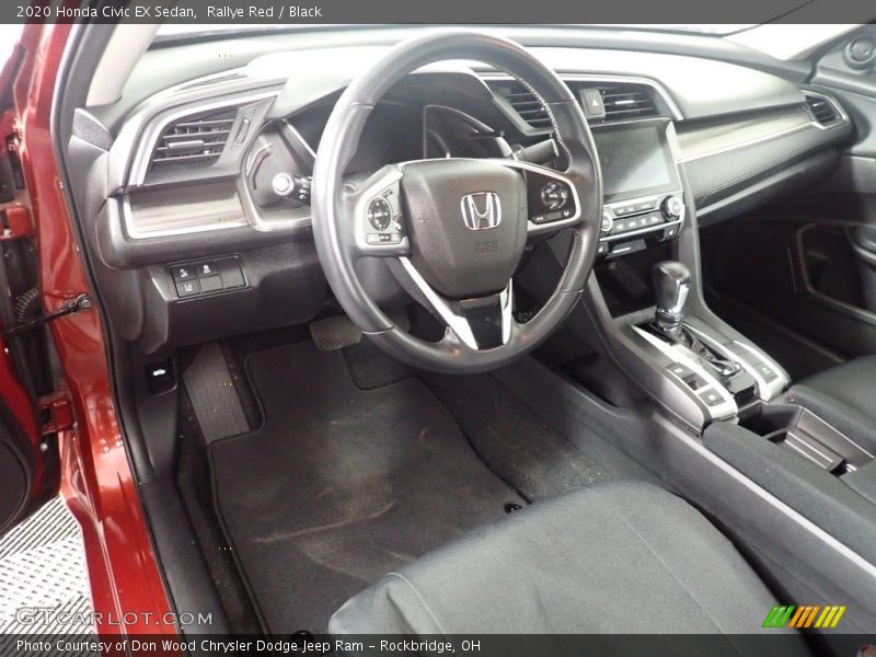 Rallye Red / Black 2020 Honda Civic EX Sedan