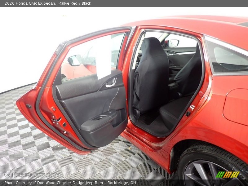Rallye Red / Black 2020 Honda Civic EX Sedan