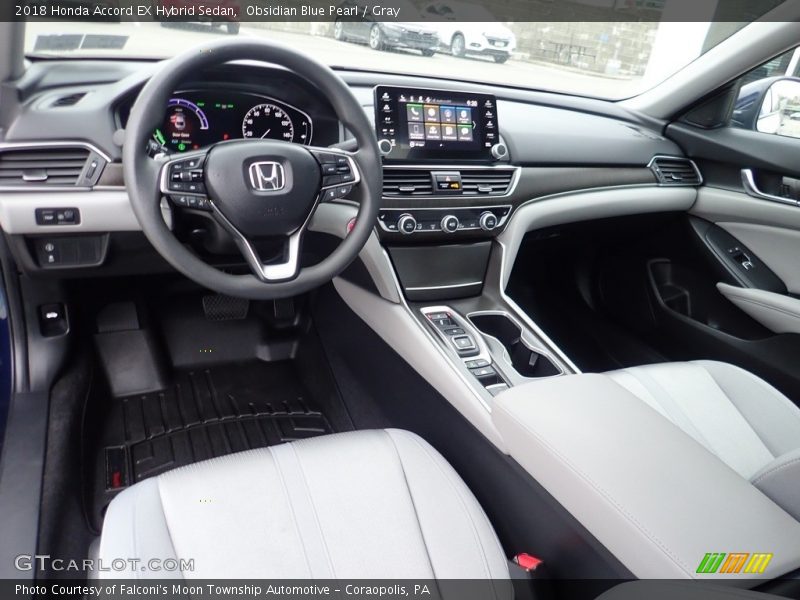  2018 Accord EX Hybrid Sedan Gray Interior