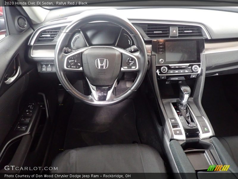 Rallye Red / Black 2020 Honda Civic EX Sedan