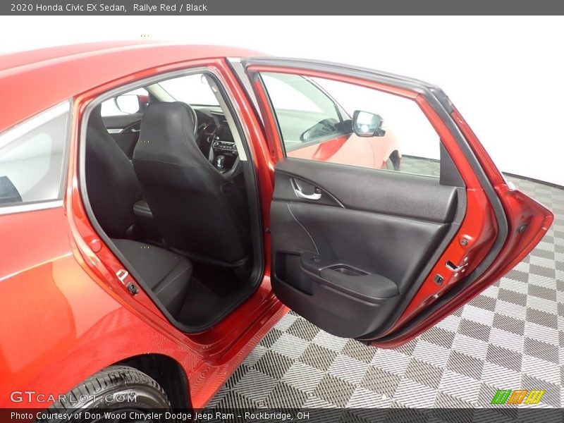 Rallye Red / Black 2020 Honda Civic EX Sedan