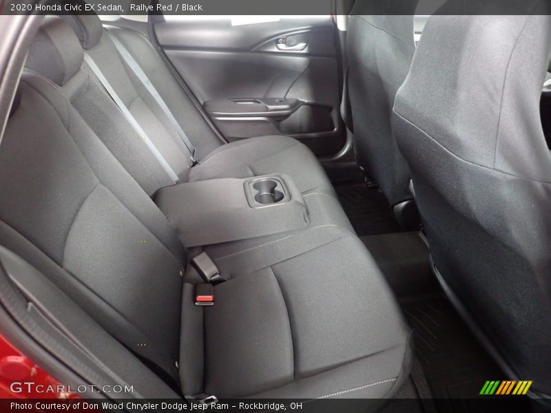 Rallye Red / Black 2020 Honda Civic EX Sedan
