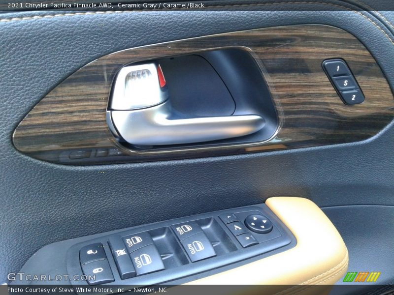 Ceramic Gray / Caramel/Black 2021 Chrysler Pacifica Pinnacle AWD