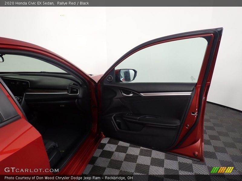 Rallye Red / Black 2020 Honda Civic EX Sedan