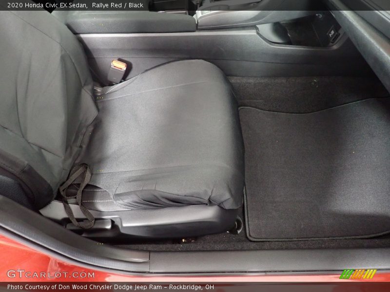 Rallye Red / Black 2020 Honda Civic EX Sedan