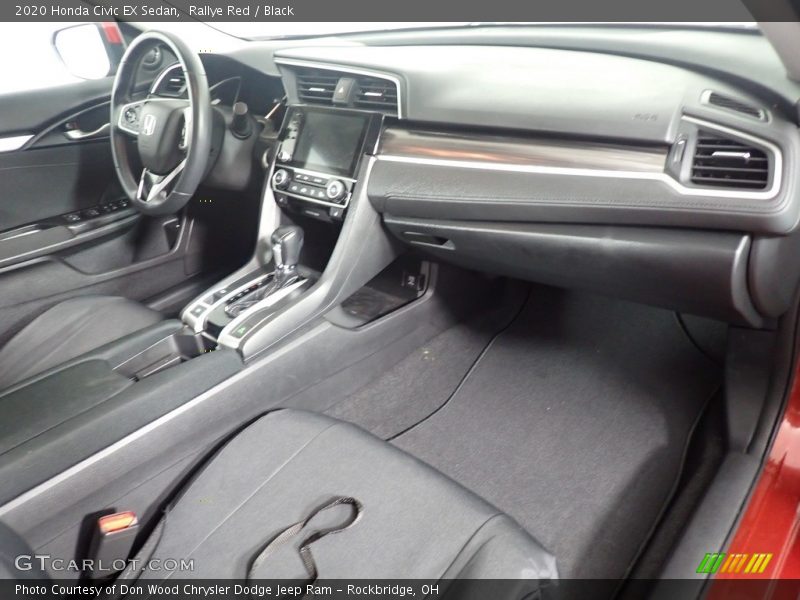 Rallye Red / Black 2020 Honda Civic EX Sedan