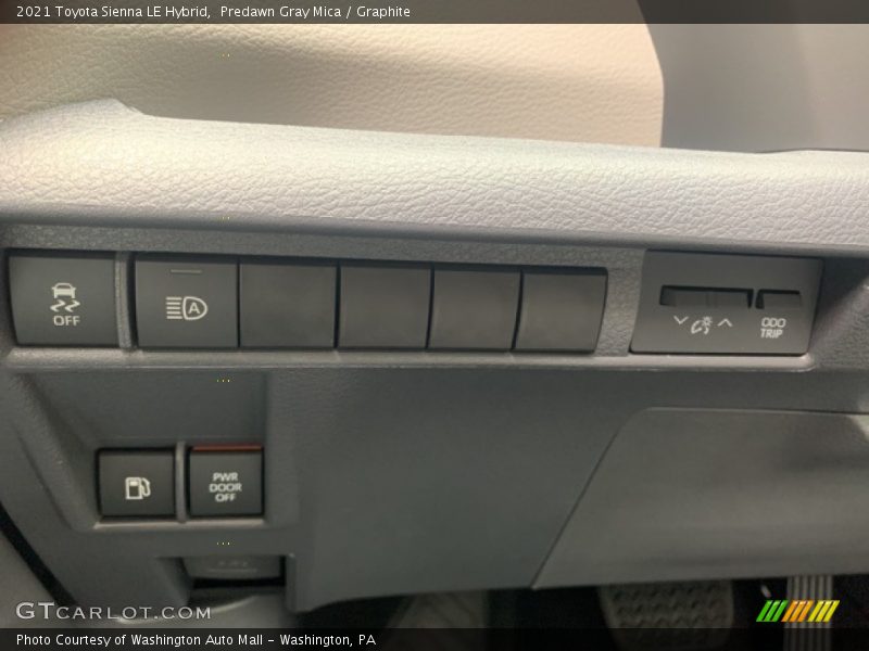 Predawn Gray Mica / Graphite 2021 Toyota Sienna LE Hybrid