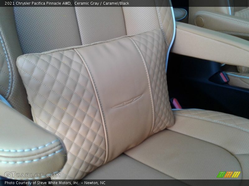 Ceramic Gray / Caramel/Black 2021 Chrysler Pacifica Pinnacle AWD