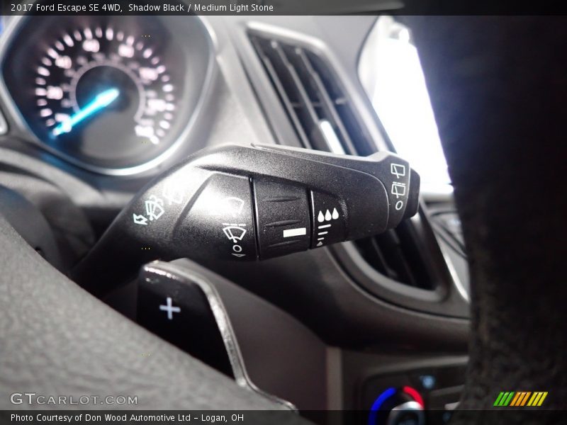 Shadow Black / Medium Light Stone 2017 Ford Escape SE 4WD