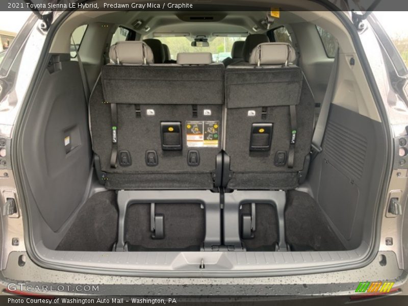 Predawn Gray Mica / Graphite 2021 Toyota Sienna LE Hybrid