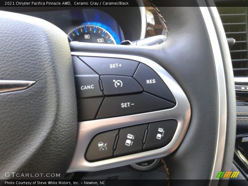 Ceramic Gray / Caramel/Black 2021 Chrysler Pacifica Pinnacle AWD