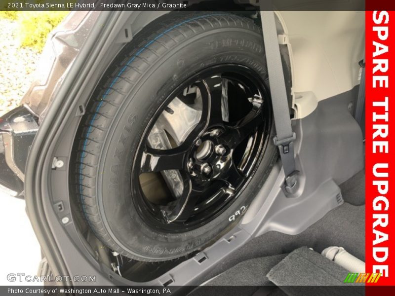 Predawn Gray Mica / Graphite 2021 Toyota Sienna LE Hybrid
