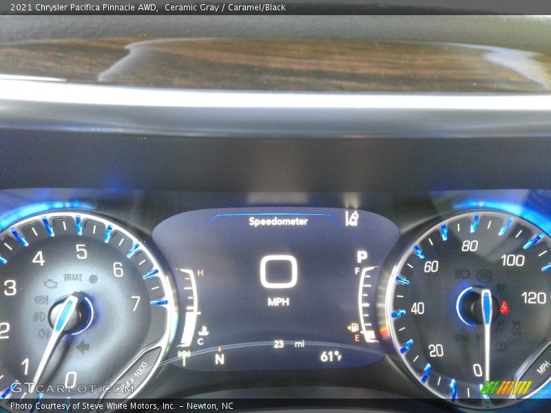 Ceramic Gray / Caramel/Black 2021 Chrysler Pacifica Pinnacle AWD