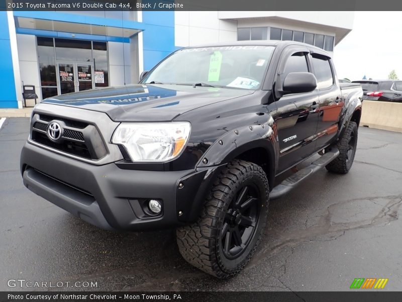Black / Graphite 2015 Toyota Tacoma V6 Double Cab 4x4