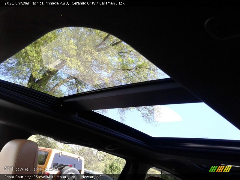 Ceramic Gray / Caramel/Black 2021 Chrysler Pacifica Pinnacle AWD