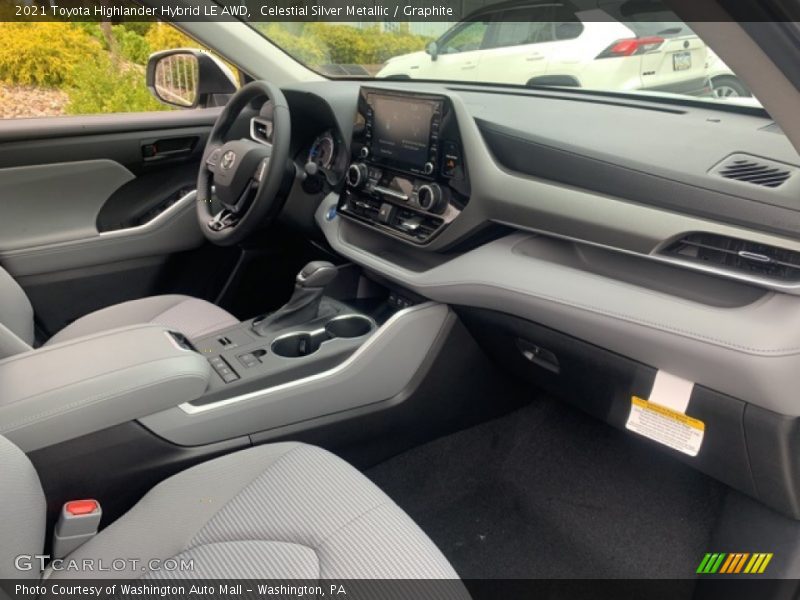 Celestial Silver Metallic / Graphite 2021 Toyota Highlander Hybrid LE AWD