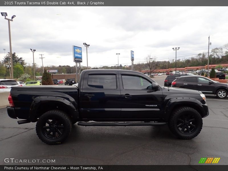 Black / Graphite 2015 Toyota Tacoma V6 Double Cab 4x4