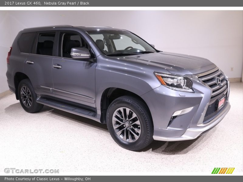 Nebula Gray Pearl / Black 2017 Lexus GX 460