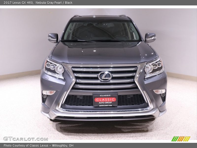 Nebula Gray Pearl / Black 2017 Lexus GX 460