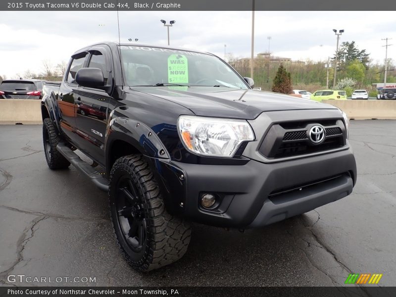 Black / Graphite 2015 Toyota Tacoma V6 Double Cab 4x4