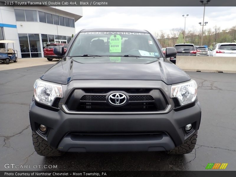 Black / Graphite 2015 Toyota Tacoma V6 Double Cab 4x4