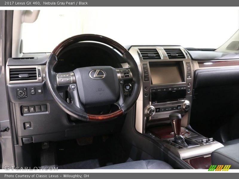 Nebula Gray Pearl / Black 2017 Lexus GX 460