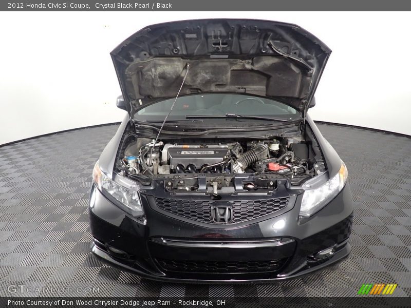 Crystal Black Pearl / Black 2012 Honda Civic Si Coupe