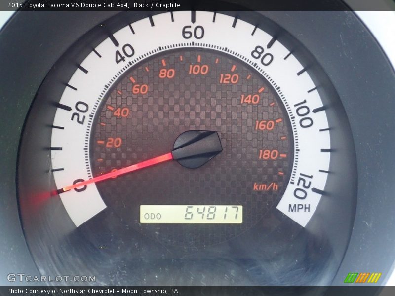 Black / Graphite 2015 Toyota Tacoma V6 Double Cab 4x4