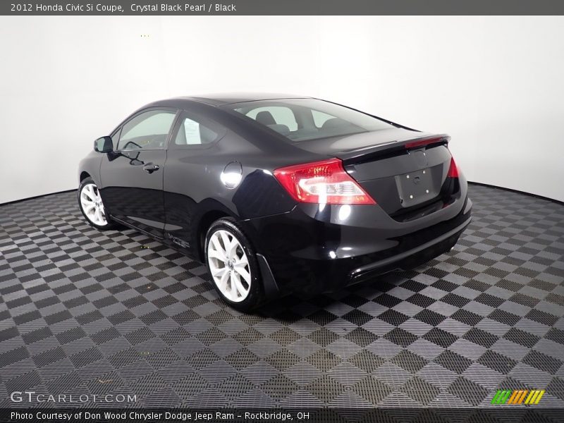 Crystal Black Pearl / Black 2012 Honda Civic Si Coupe