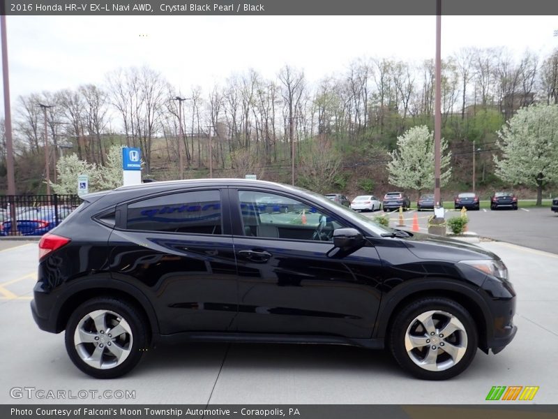 Crystal Black Pearl / Black 2016 Honda HR-V EX-L Navi AWD