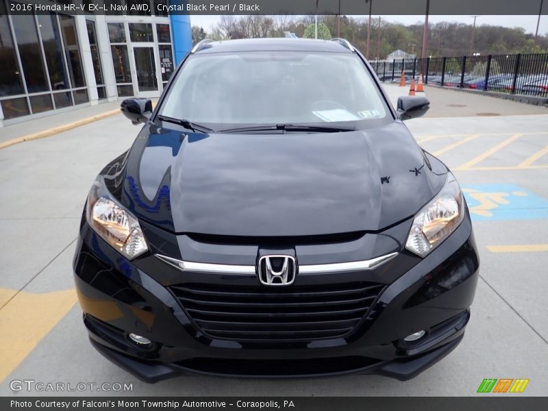 Crystal Black Pearl / Black 2016 Honda HR-V EX-L Navi AWD