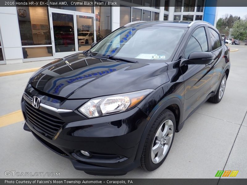 Crystal Black Pearl / Black 2016 Honda HR-V EX-L Navi AWD